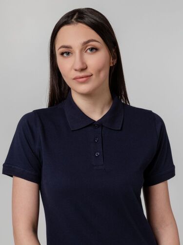 Рубашка поло женская Virma Stretch Lady, темно-синяя, размер M 7