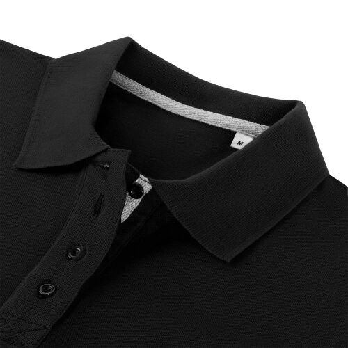 Рубашка поло женская Virma Premium Lady, черная, размер XL 10