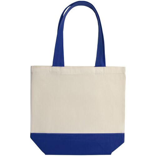 Холщовая сумка Shopaholic, ярко-синяя 2