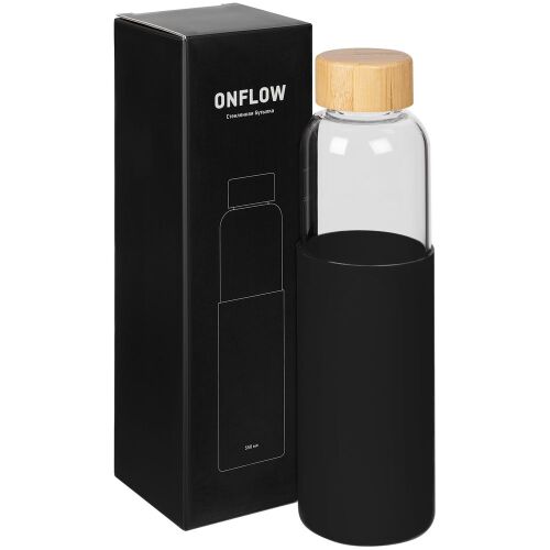 Бутылка для воды Onflow, черная 6