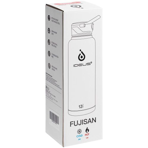 Термобутылка Fujisan 2.0, белая (молочная) 10