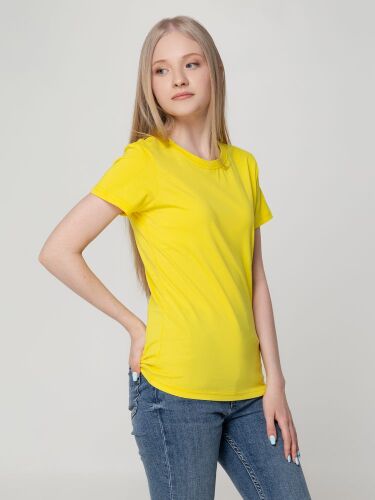 Футболка женская T-bolka Lady желтая, размер XL 3
