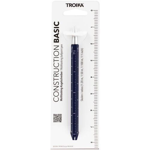 Ручка шариковая Construction Basic, темно-синяя 4