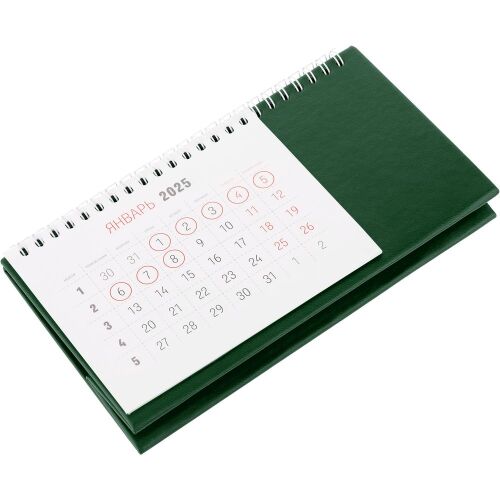 Календарь настольный Brand, зеленый 3