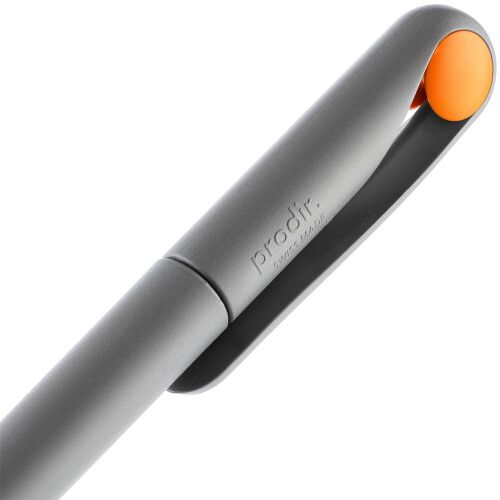 Ручка шариковая Prodir DS1 TMM Dot, серая с оранжевым 6
