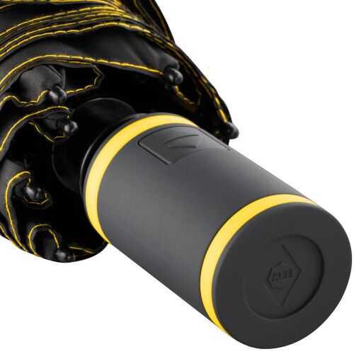 Зонт складной AOC Mini с цветными спицами, желтый 4