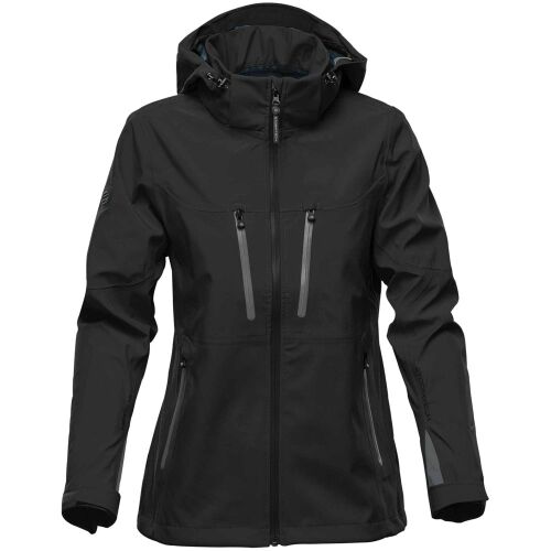 Куртка софтшелл женская Patrol черная с серым, размер M 8