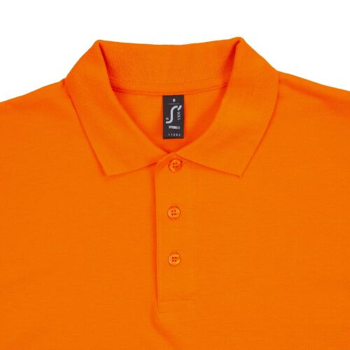 Рубашка поло мужская Spring 210 оранжевая, размер M 3