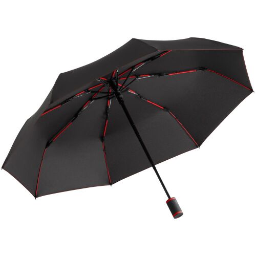 Зонт складной AOC Mini с цветными спицами, красный 1