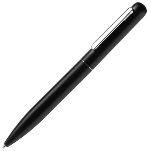 Ручка шариковая Scribo, матовая черная 1