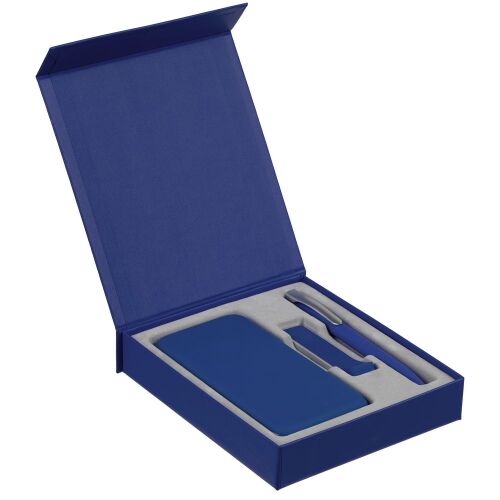 Коробка Rapture для аккумулятора 10000 мАч, флешки и ручки, синя 3