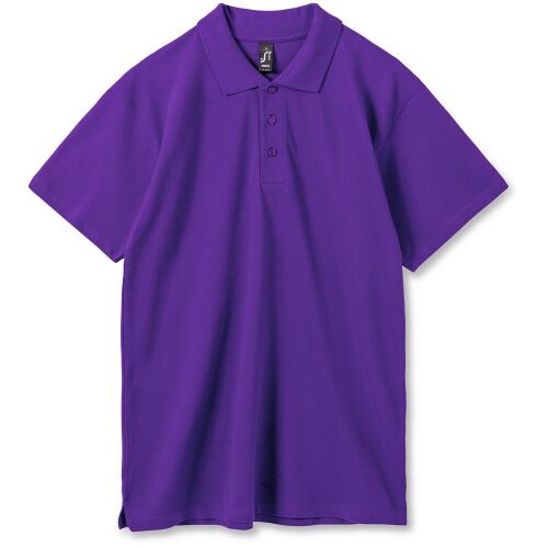 Рубашка поло мужская Summer 170 темно-фиолетовая, размер S 8