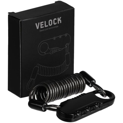 Кодовый замок для велосипеда Velock, черный 3