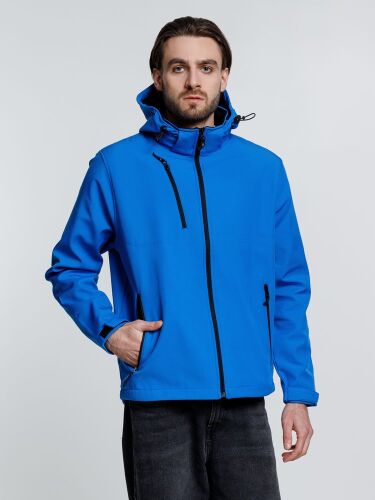 Куртка софтшелл мужская Zagreb, ярко-синяя, размер M 4