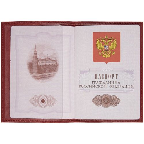 Обложка для паспорта Top, красная 5