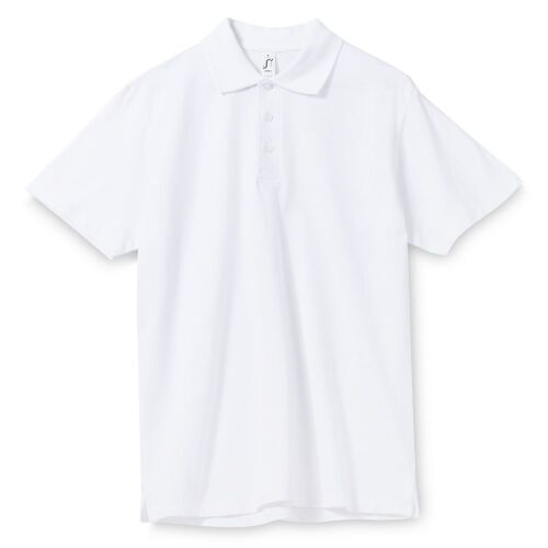Рубашка поло мужская Spring 210 белая, размер XXL 8