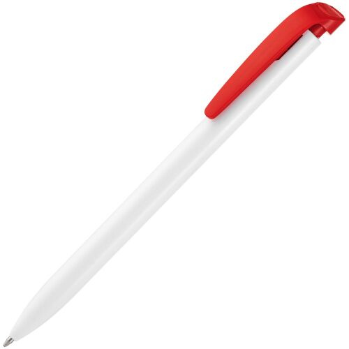 Ручка шариковая Favorite, белая с красным 1