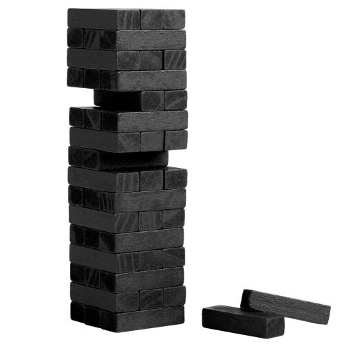 Игра «Деревянная башня мини», черная 1