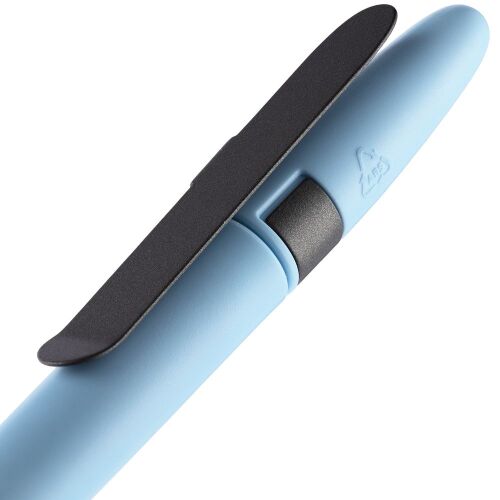Ручка шариковая Prodir DS5 TSM Metal Clip, голубая с серым 6