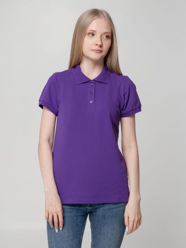 Рубашка поло женская Virma lady, фиолетовая, размер M 5