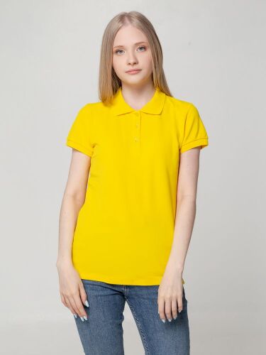 Рубашка поло женская Virma lady, желтая, размер XXL 4