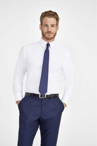 Рубашка мужская с длинным рукавом Brighton, бордовая, размер XL 4