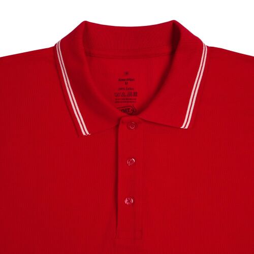 Рубашка поло Virma Stripes, красная, размер M 1