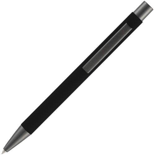 Ручка шариковая Atento Soft Touch, черная 3