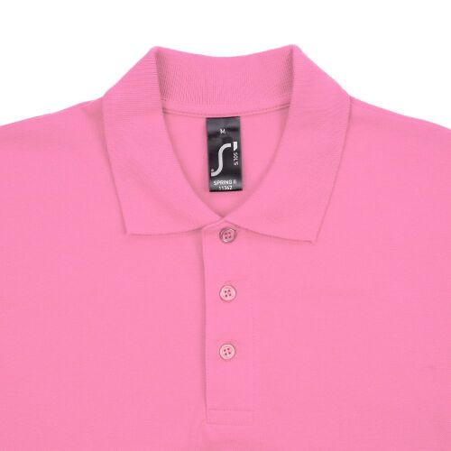Рубашка поло мужская Spring 210 розовая, размер XXL 3