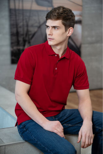 Рубашка поло мужская Sunset красная, размер XXL 2