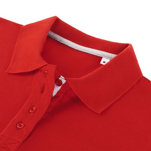Рубашка поло женская Virma Premium Lady, красная, размер M 10