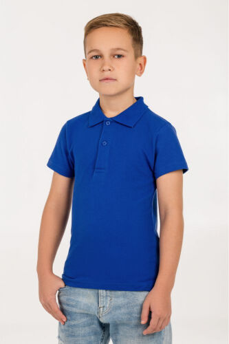 Рубашка поло детская Virma Kids, ярко-синяя, 12 лет 4