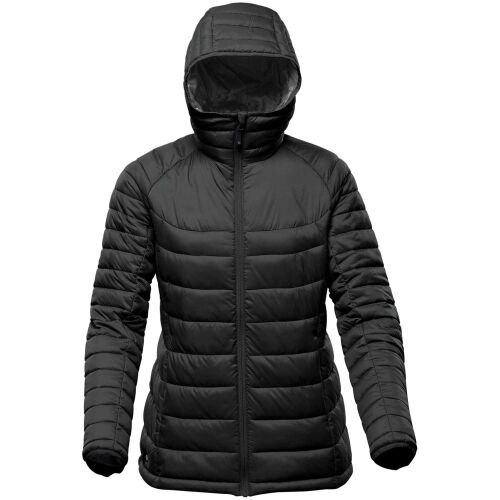 Куртка компактная женская Stavanger черная с серым, размер S 10