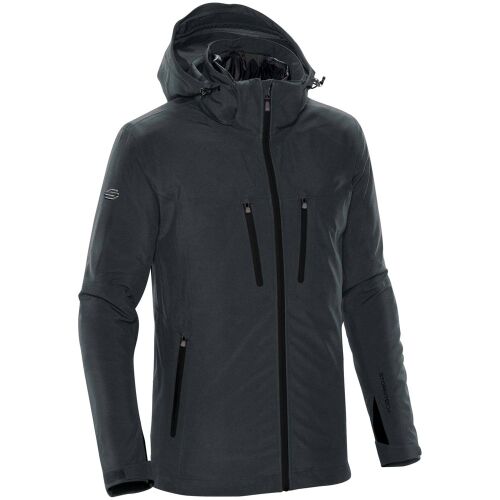 Куртка-трансформер мужская Matrix серая с черным, размер 4XL 9