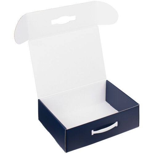 Коробка Matter Light, синяя, с белой ручкой 2