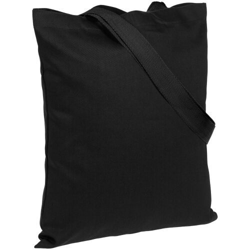 Холщовая сумка BrighTone, черная с черными ручками 1