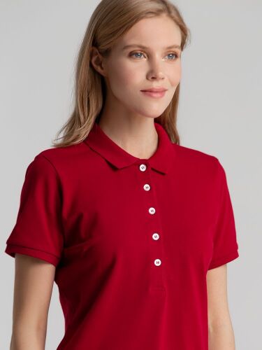 Рубашка поло женская Sunset красная, размер L 6