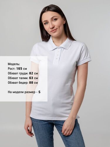 Рубашка поло женская Virma Premium Lady, белая, размер S 4