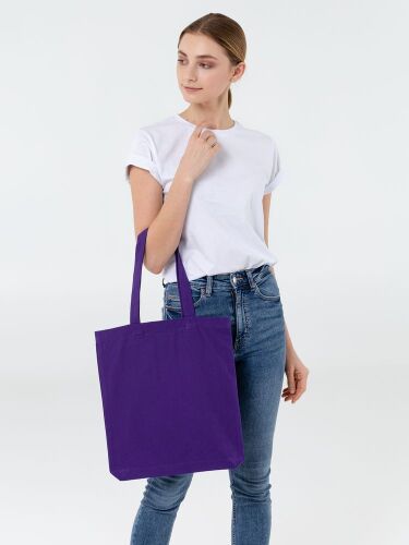 Холщовая сумка Avoska, фиолетовая 5