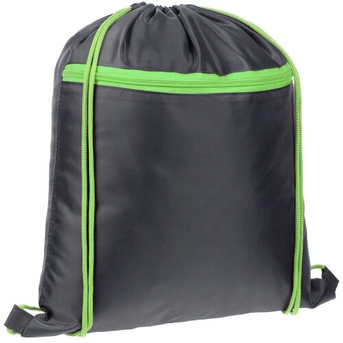 Детский рюкзак Novice, серый с зеленым 1