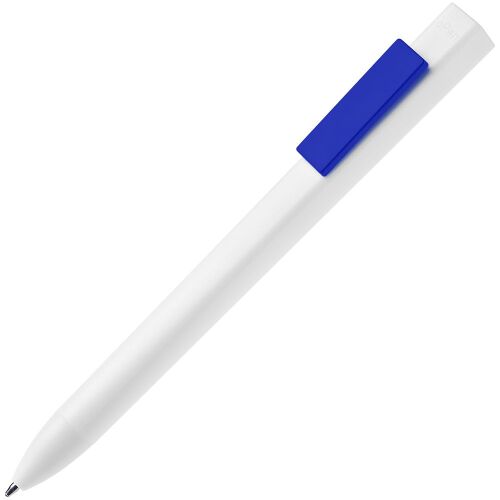 Ручка шариковая Swiper SQ, белая с синим 8