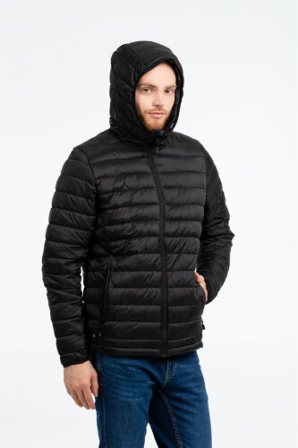 Куртка компактная мужская Stavanger черная с серым, размер XL 6