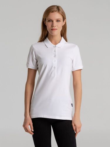 Рубашка поло женская Sunset белая, размер XXL 4