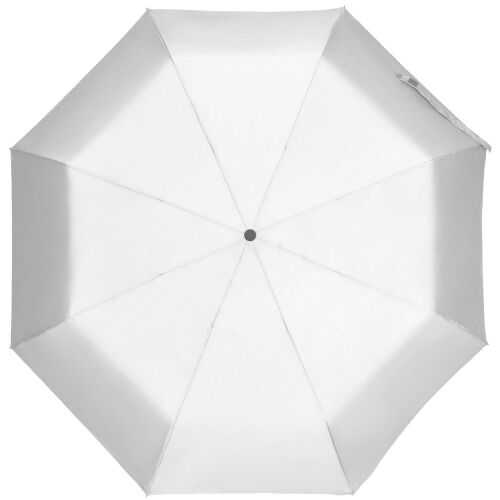 Зонт складной Manifest со светоотражающим куполом, серый 1