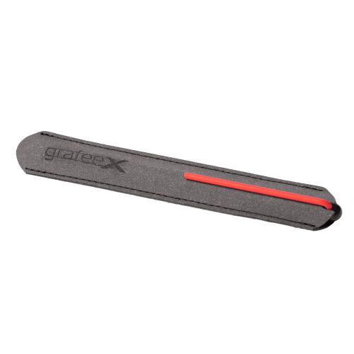 Шариковая ручка GrafeeX в чехле, черная с красным 4