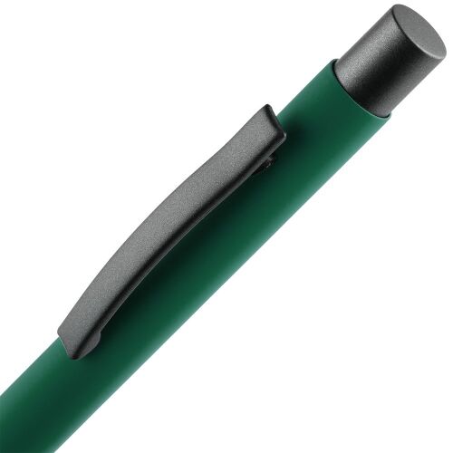 Ручка шариковая Atento Soft Touch, зеленая 4