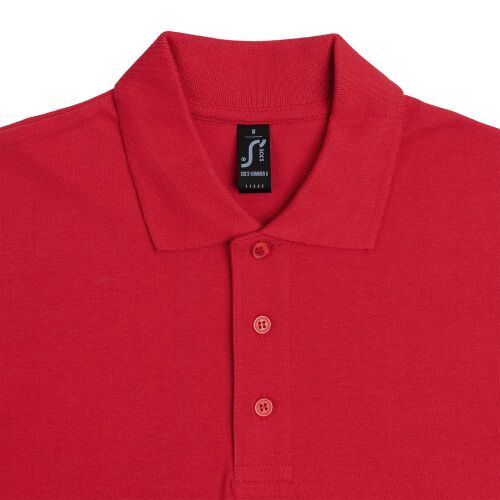 Рубашка поло мужская Summer 170 красная, размер XS 3
