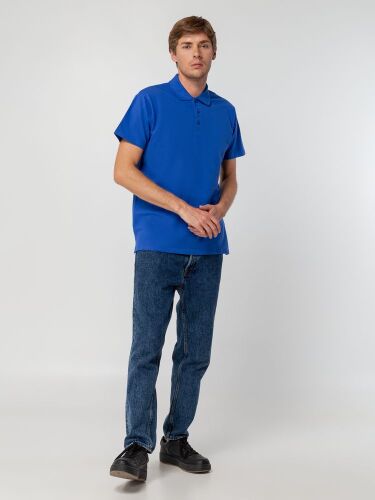 Рубашка поло мужская Spring 210 ярко-синяя, размер 3XL 7