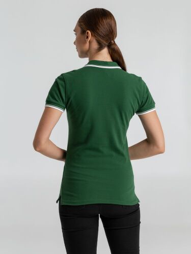 Рубашка поло женская Practice women 270 зеленая с белым, размер  4