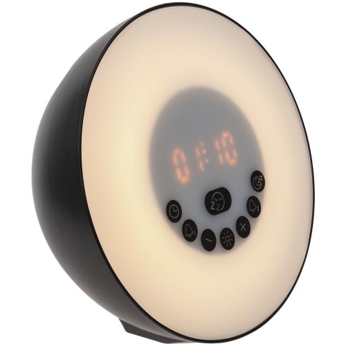 Лампа-колонка со световым будильником dreamTime, ver.2, черная 15